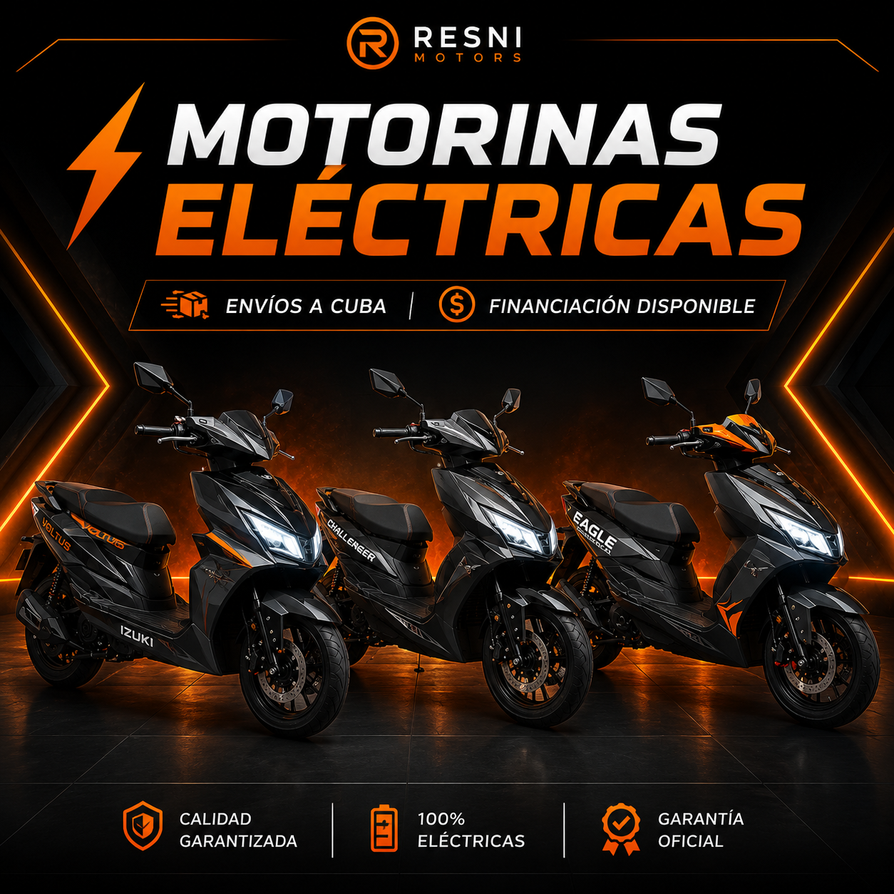 Motorinas eléctricas para Cuba | Económicas y financiadas 🇨🇺