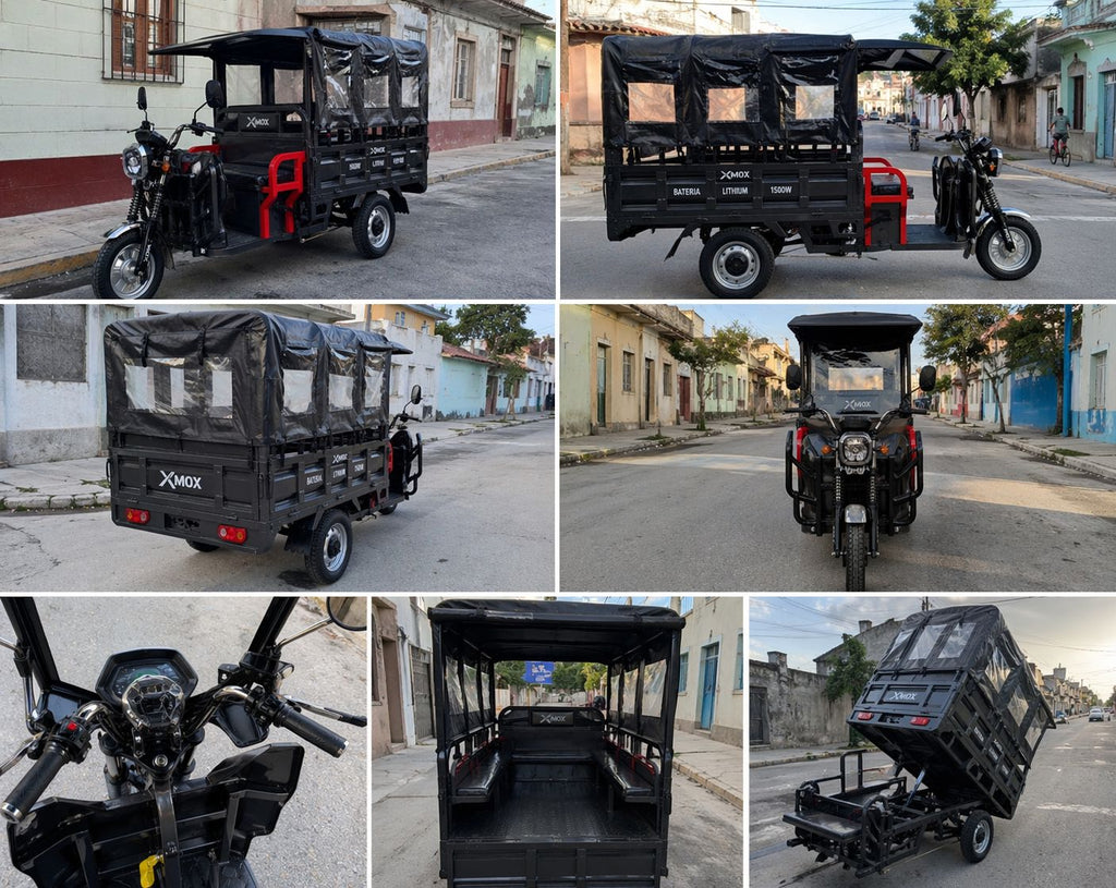 🛺 TRICICLO XMOX LITIO 72V 🛺 🔥 POTENCIA, AUTONOMÍA Y NEGOCIO SEGURO EN CUBA 🇨🇺