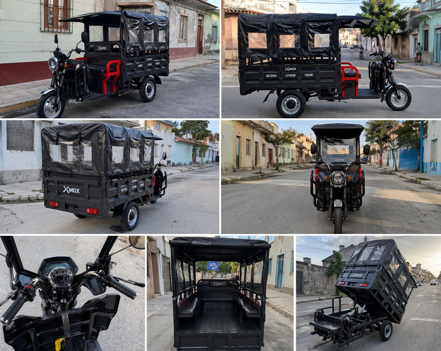 🛺 TRICICLO XMOX LITIO 72V 🛺 🔥 POTENCIA, AUTONOMÍA Y NEGOCIO SEGURO EN CUBA 🇨🇺